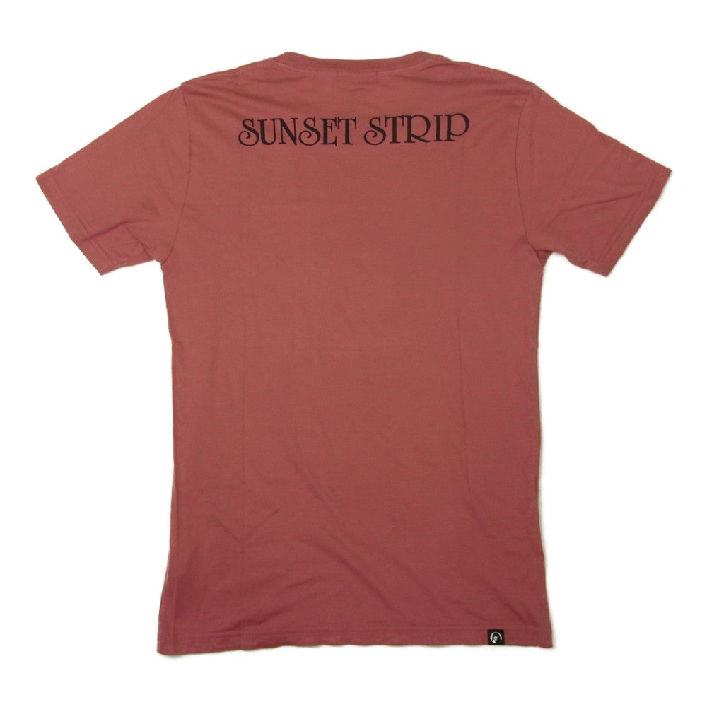 HYSTERIC GLAMOUR ヒステリックグラマー 0234CT14 CL COURTNEY MAY 5 COURTNEY LOVE コートニーラブ プリント Tシャツ ピンク系 S【中古】