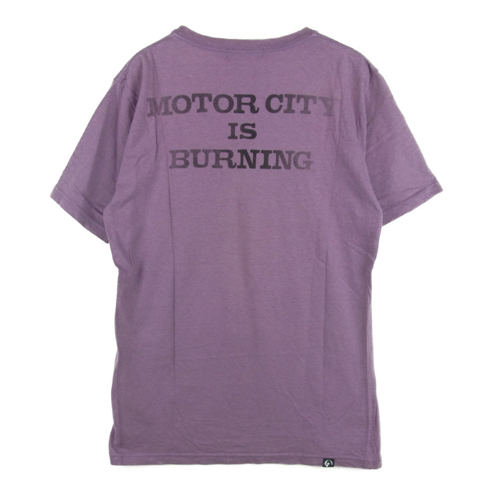HYSTERIC GLAMOUR ヒステリックグラマー 0212CT18 MC5 High Times プリント 半袖 Tシャツ パープル系 S【中古】