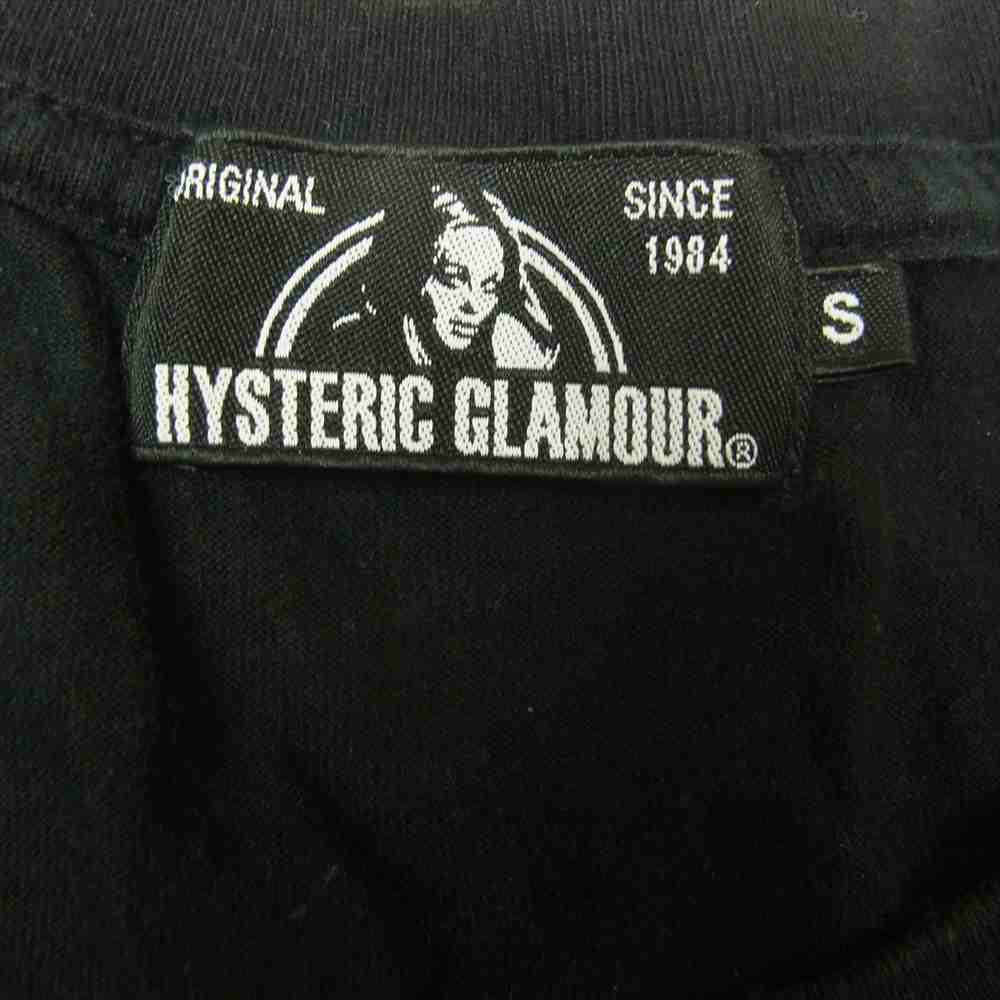 HYSTERIC GLAMOUR ヒステリックグラマー 0263CT21　 BUNKER77 フォト プリント Tシャツ 半袖 ブラック系 S【中古】