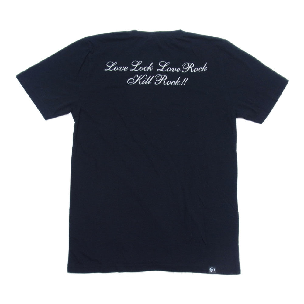 HYSTERIC GLAMOUR ヒステリックグラマー 0241CT30 COURTNEY LOVE コートニー ラブ DIRTY BLONDE プリント Tシャツ ブラック系 S【新古品】【未使用】【中古】