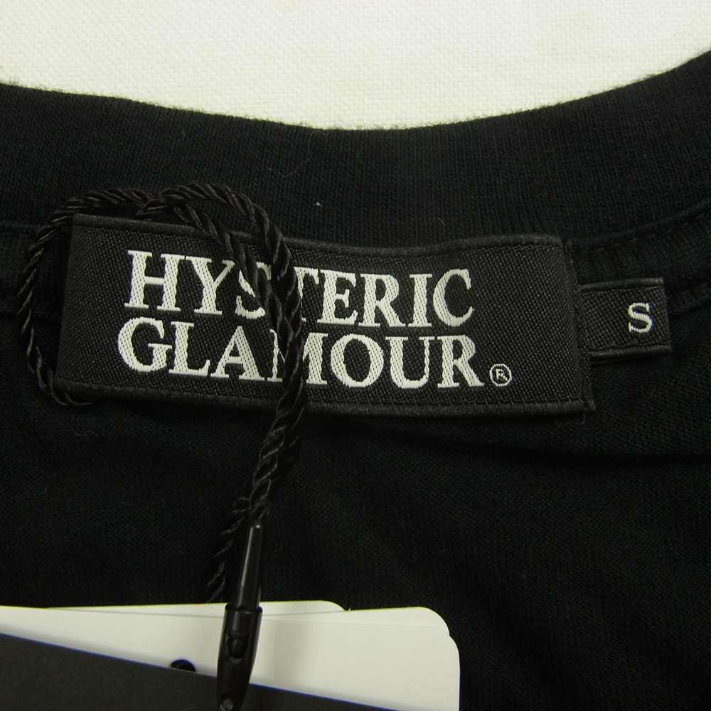 HYSTERIC GLAMOUR ヒステリックグラマー 0243CT14 VIVA! HYSTERIC ガールプリント Tシャツ ブラック系 S【新古品】【未使用】【中古】