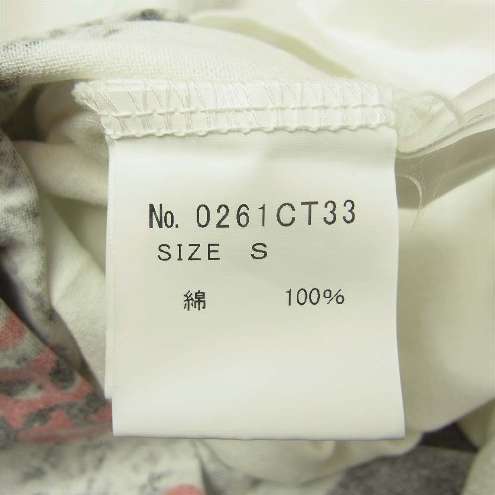 HYSTERIC GLAMOUR ヒステリックグラマー 0261CT33 THE POP GROUP ポップグループ THE POP GROUP プリント Tシャツ ホワイト系 S【新古品】【未使用】【中古】