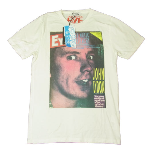 HYSTERIC GLAMOUR ヒステリックグラマー 0242CT16 EAST VILLAGE EYE イーストヴィレッジアイ プリント Tシャツ ホワイト系 S【新古品】【未使用】【中古】