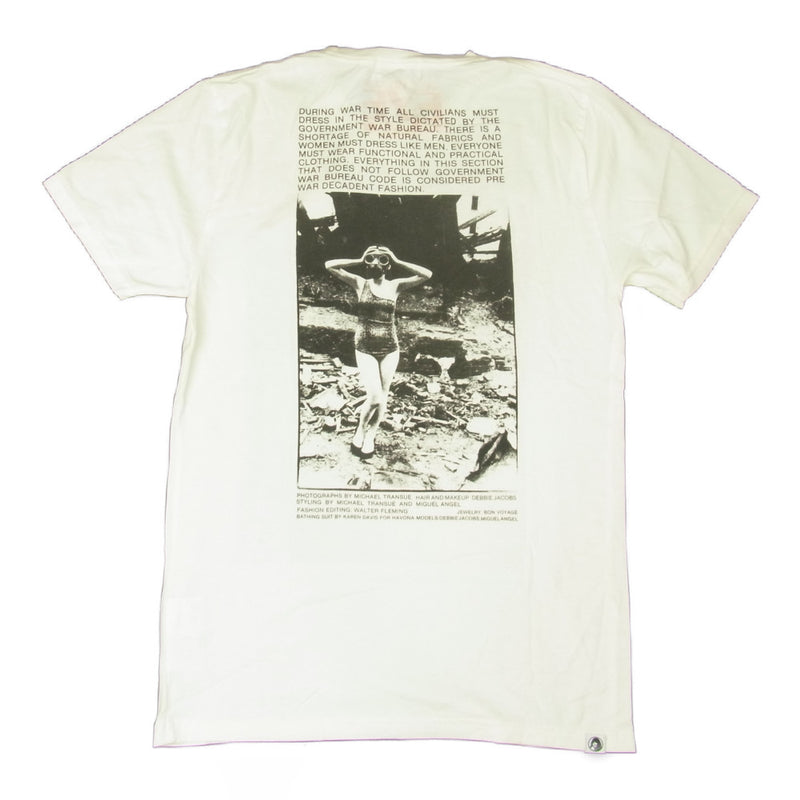 HYSTERIC GLAMOUR ヒステリックグラマー 0242CT16 EAST VILLAGE EYE イーストヴィレッジアイ プリント Tシャツ ホワイト系 S【新古品】【未使用】【中古】