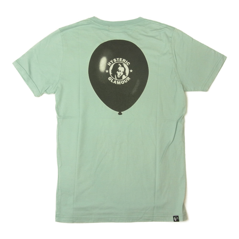 HYSTERIC GLAMOUR ヒステリックグラマー 0251CT19 THE RABBIT ROAM ラビット プリント Tシャツ グリーン系 S【新古品】【未使用】【中古】