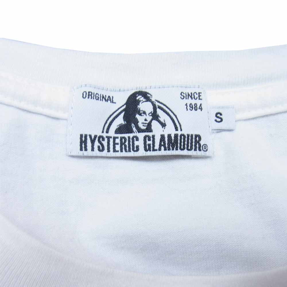 HYSTERIC GLAMOUR ヒステリックグラマー 0253CT17 × NEIGHBORHOOD ネイバーフッド DEVIL WOMAN pt プリント Tシャツ ホワイト系 S【中古】