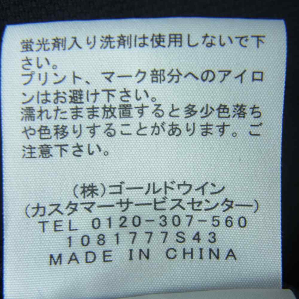 THE NORTH FACE ノースフェイス NT12276 S/S GTD LOGO CREW ロゴ クルーネック 半袖 Tシャツ ブラック系 XL【中古】