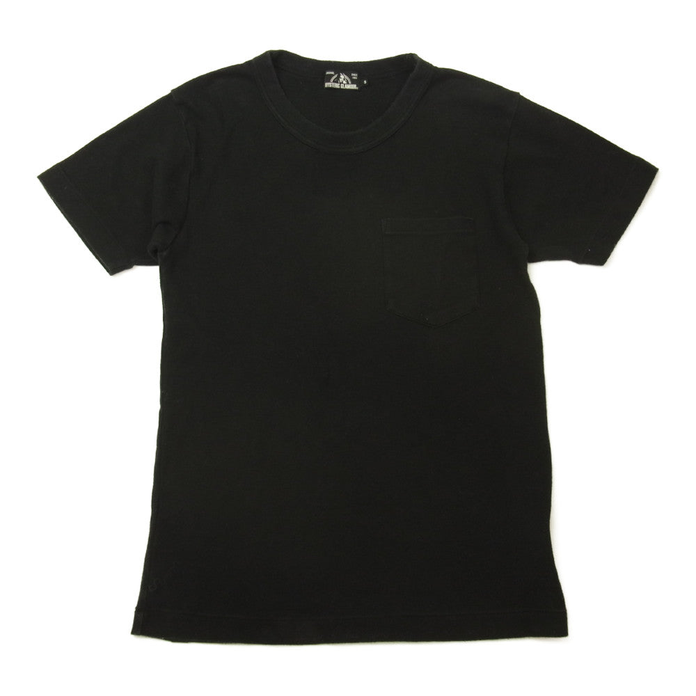 HYSTERIC GLAMOUR ヒステリックグラマー 02202CT04 ROAD TRIP CLUB バックプリント ポケット付き 半袖 Tシャツ ブラック系 S【中古】
