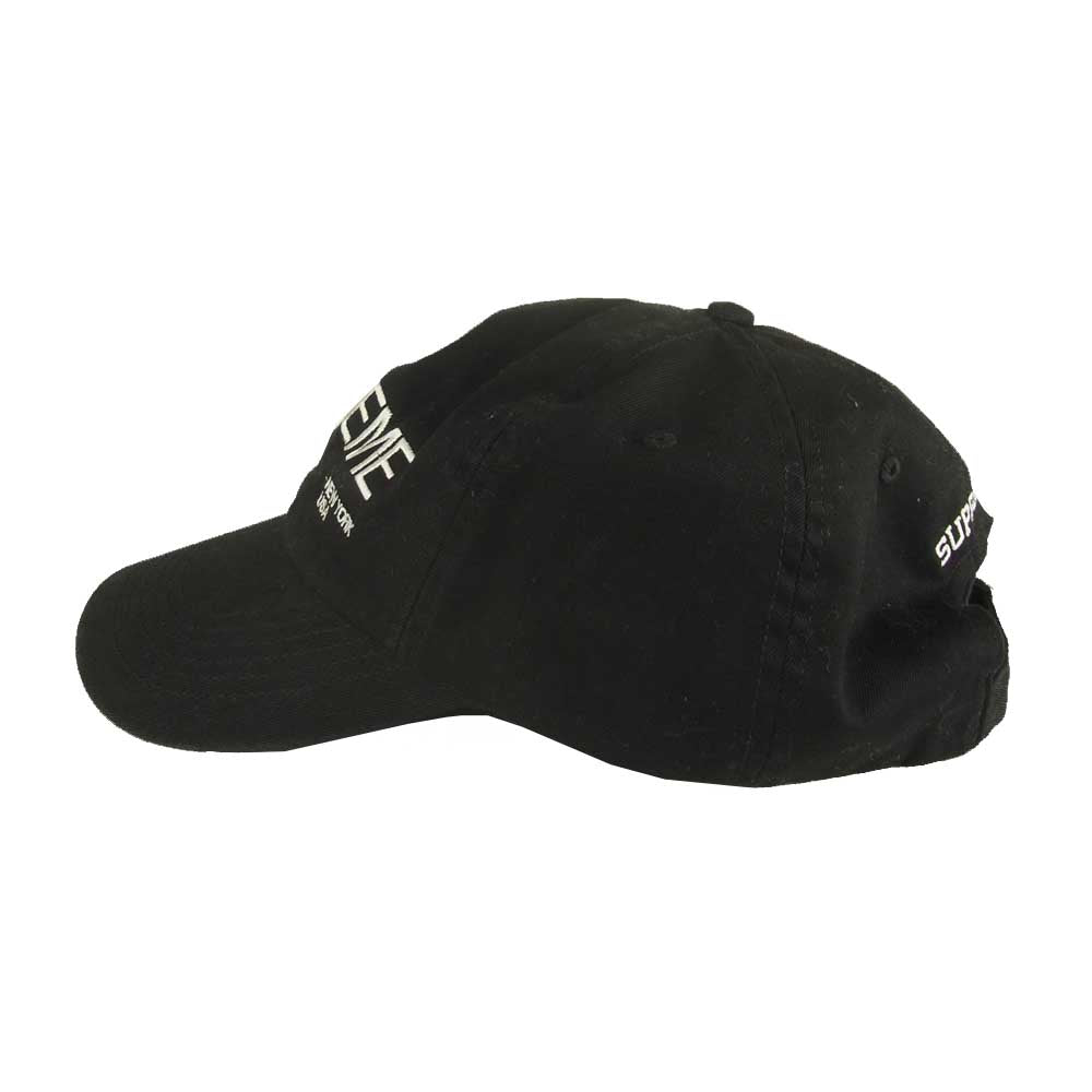 Supreme シュプリーム 21AW Est. 1994 6-Panel 6パネル キャップ ブラック系【中古】