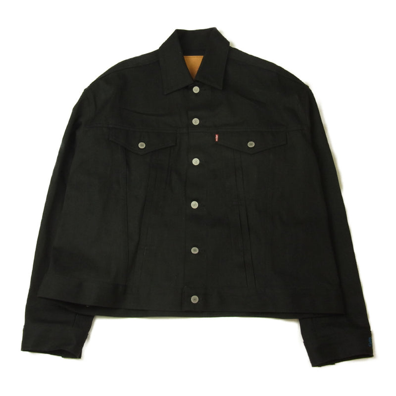 ファセッタズム Levi's 20SS TRUCKER JACKETI YA-JK-U05 リーバイス トラッカー デニムジャケット ブラック系 S【美品】【中古】