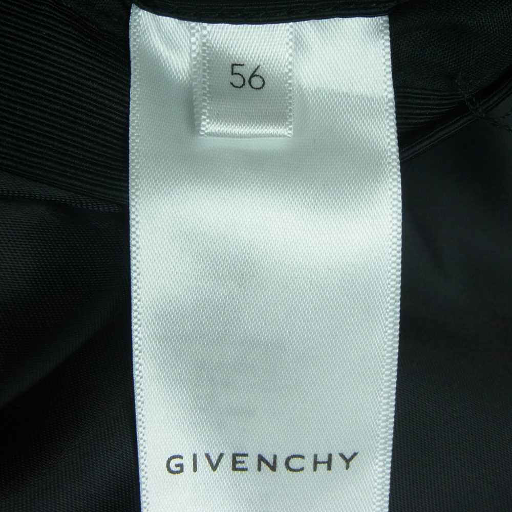 GIVENCHY ジバンシィ BM00QX13P3 国内正規品 ツイル フーデッド ジャケット ブラック系 56【中古】
