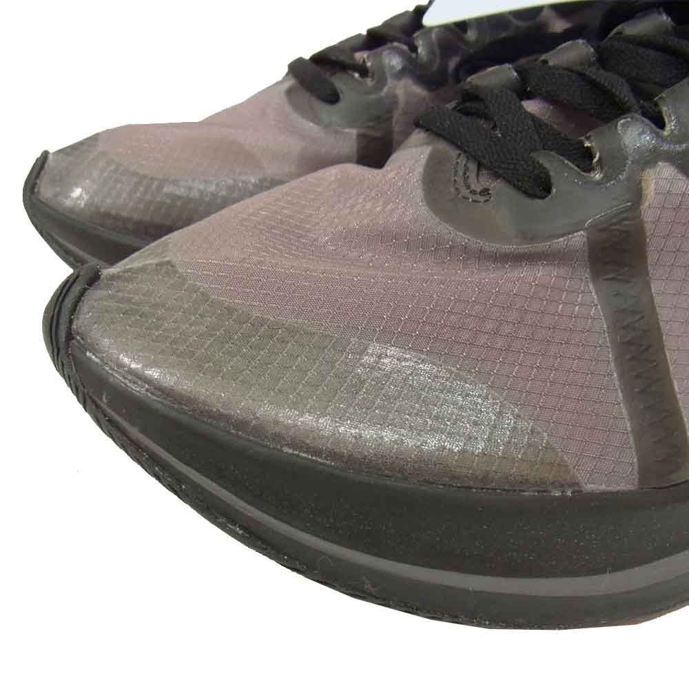 NIKE ナイキ AJ4588-001 × OFF-WHITE オフホワイト THE TEN ZOOM FLY ズーム フライ スニーカー ブラック系 26.5cm【極上美品】【中古】