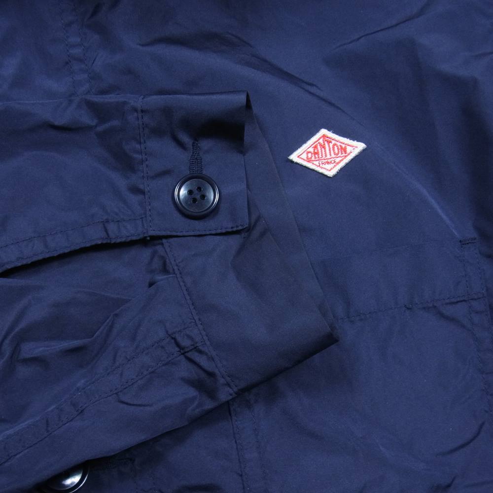 Danton ダントン FA22-112-01 BEAMS 別注 MICRO TAFTA COVERALLS マイクロ タフタ カバーオール ジャケット ネイビー系 40【中古】