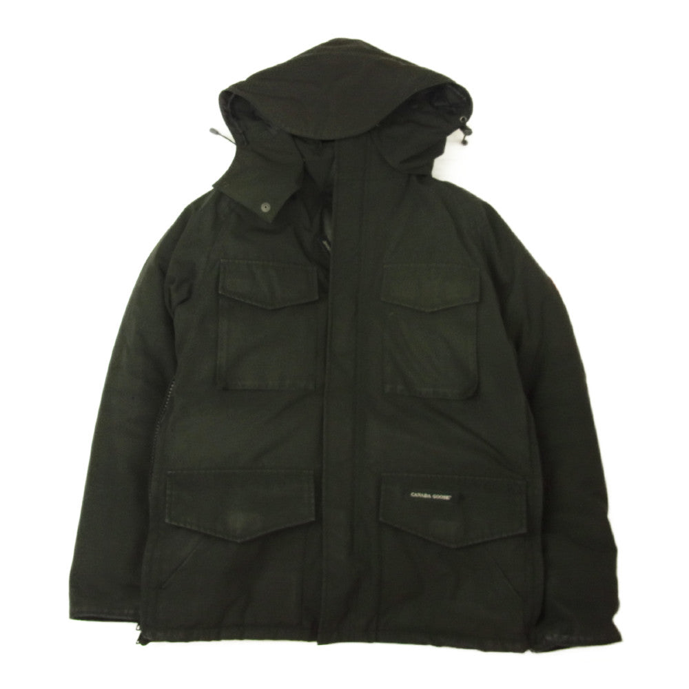 CANADA GOOSE カナダグース 4078JM 国内正規品 グリフィン KAMLOOPS カムループス ダウン ジャケット ブラック系 M【中古】