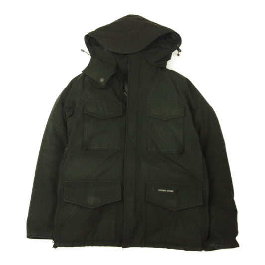 CANADA GOOSE カナダグース 4078JM 国内正規品 グリフィン KAMLOOPS カムループス ダウン ジャケット ブラック系 M【中古】