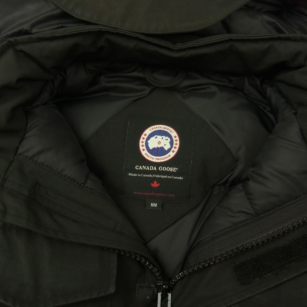 CANADA GOOSE カナダグース 4078JM 国内正規品 グリフィン KAMLOOPS カムループス ダウン ジャケット ブラック系 M【中古】