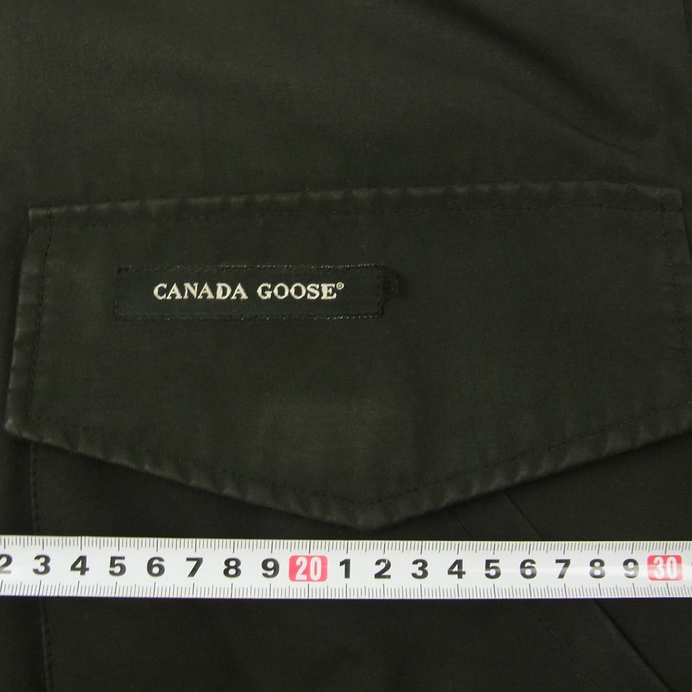 CANADA GOOSE カナダグース 4078JM 国内正規品 グリフィン KAMLOOPS カムループス ダウン ジャケット ブラック系 M【中古】