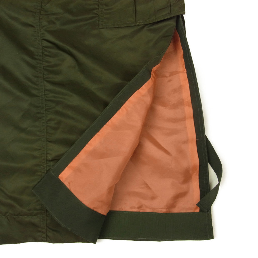 Sacai サカイ 22SS 22-06064 Nylon Twill Skirt ナイロン ツイル ミックス スカート カーキ カーキ系 3【中古】