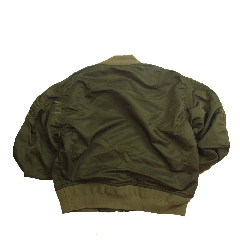 Sacai サカイ 22SS 22-06062 Nylon Twill Blouson Bomber Jacket ナイロンツイル ボンバージャケット ブルゾン カーキ系 3【中古】