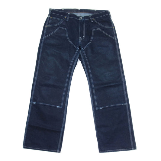 IRON HEART アイアンハート ダブルニー デニムパンツ インディゴブルー系 36【中古】