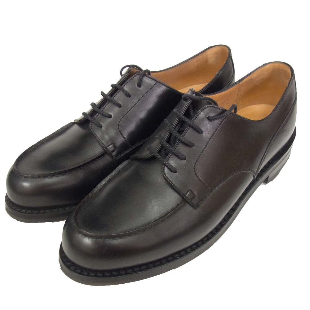 J.M WESTON ジェイエムウエストン 31-101-641-2A GOLF ゴルフ Uチップ ダービー レザー シューズ ブラック系 9 1/2D【美品】【中古】