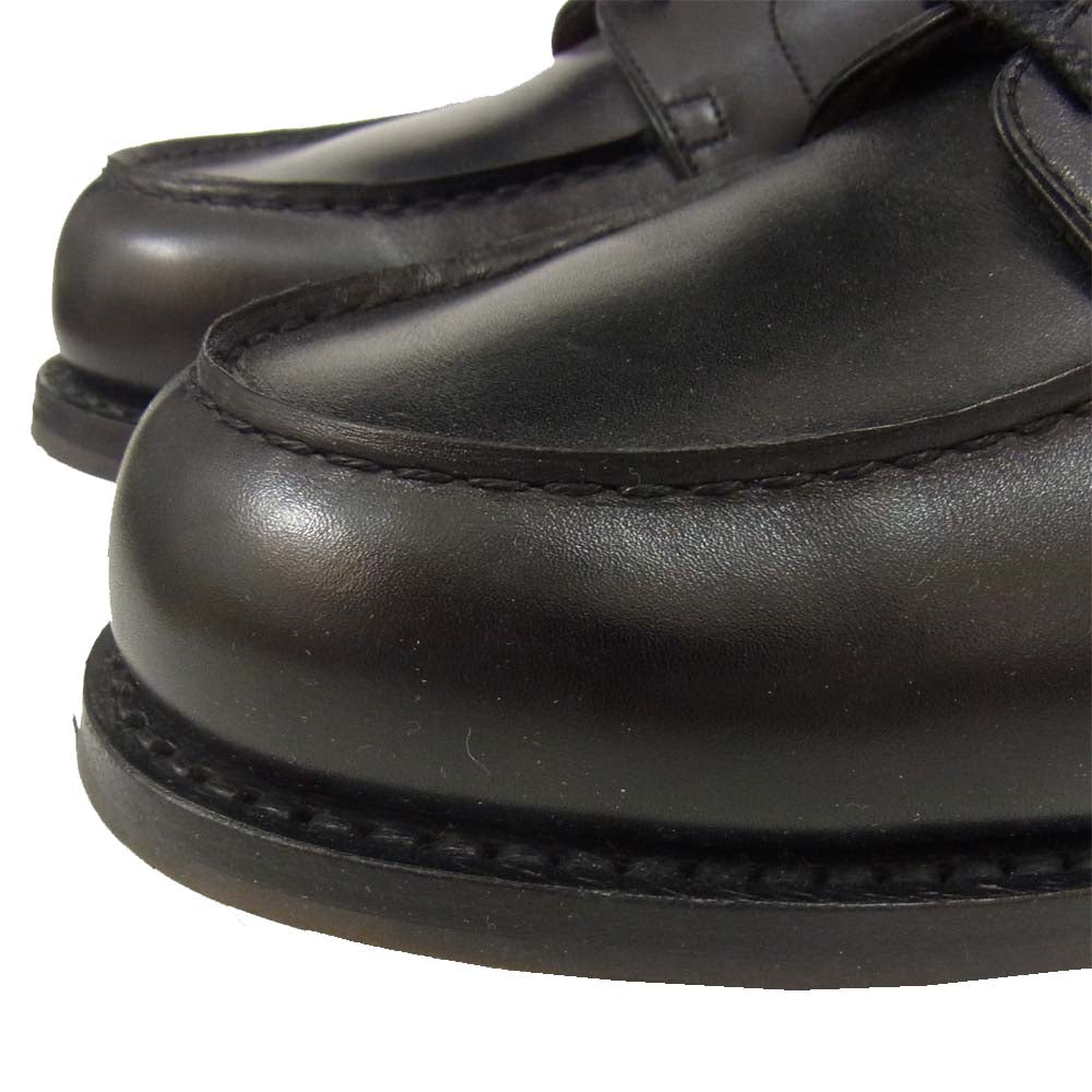 J.M WESTON ジェイエムウエストン 31-101-641-2A GOLF ゴルフ Uチップ ダービー レザー シューズ ブラック系 9 1/2D【美品】【中古】