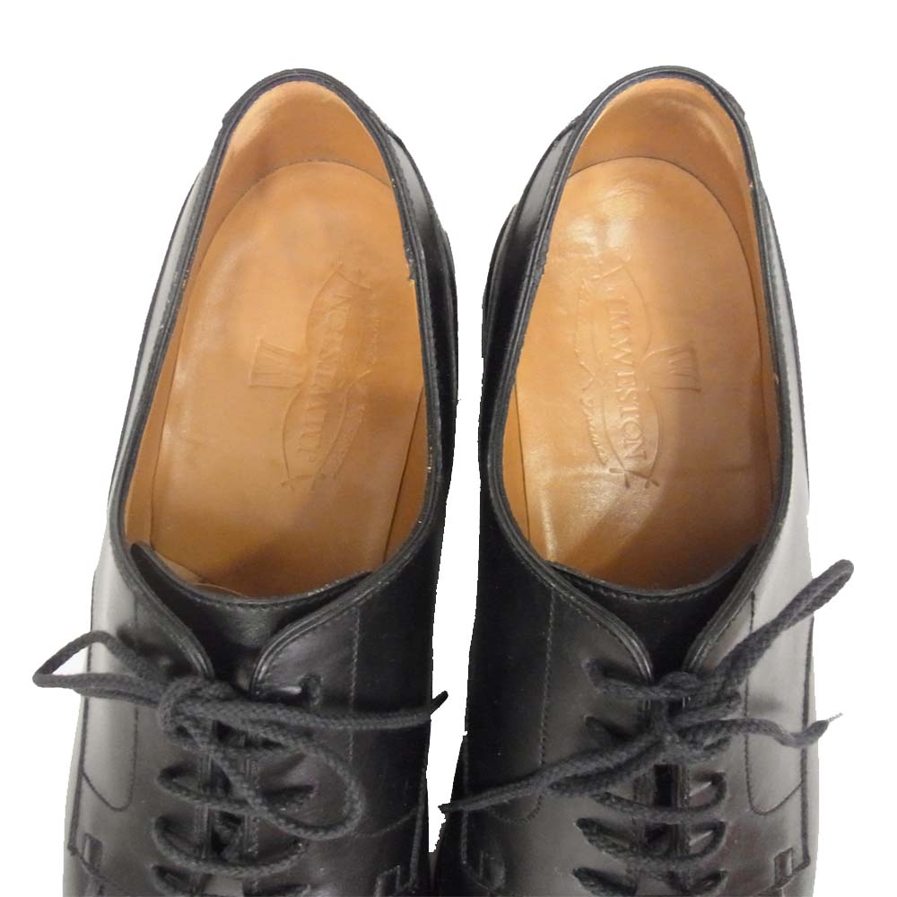 J.M WESTON ジェイエムウエストン 31-101-641-2A GOLF ゴルフ Uチップ ダービー レザー シューズ ブラック系 9 1/2D【美品】【中古】