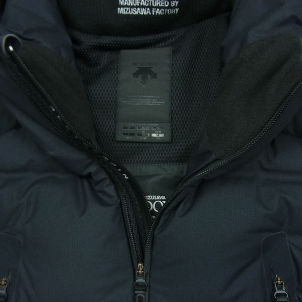 DESCENTE デサント DAMSGK34U ALLTERRAIN GORE-TEX 水沢ダウン オルテライン ゴアテックス ダウン ジャケット ダークネイビー系 L【中古】
