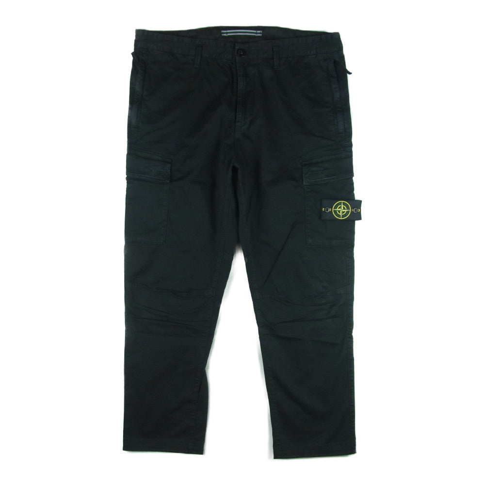 STONE ISLAND ストーンアイランド 741530504 Straight-Leg Cargo Trousers カーゴ トラウザー パンツ ブラック系 36【中古】