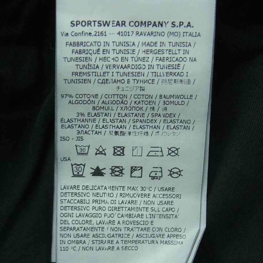 STONE ISLAND ストーンアイランド 741530504 Straight-Leg Cargo Trousers カーゴ トラウザー パンツ ブラック系 36【中古】