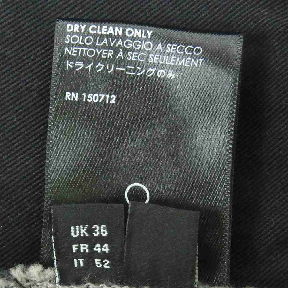 アミリ RN150712 ダメージ加工 ストレッチ スキニー デニム パンツ コットン アメリカ製 グレー系 36【中古】