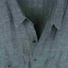 PORTER CLASSIC ポータークラシック 20SS ROLL UP BAMBOO LINEN SHIRT ロールアップ バンブーリネン 長袖 シャツ グレー系 XL【中古】