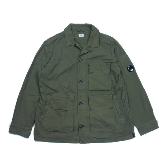 C.P.Company シーピーカンパニー 12CMOW212A ゴーグルレンズディテール ガーメントダイ カバーオール ジャケット カーキ系 56【中古】