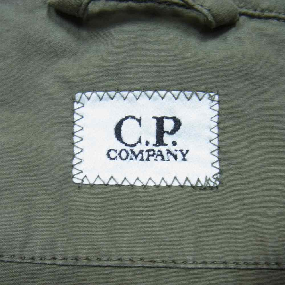C.P.Company シーピーカンパニー 12CMOW212A ゴーグルレンズディテール ガーメントダイ カバーオール ジャケット カーキ系 56【中古】