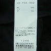 Yohji Yamamoto POUR HOMME ヨウジヤマモトプールオム 21SS HD-P05-002 C/Twill Hem Rib Pants コットンツイル 裾リブ タック パンツ ブラック系 3【中古】