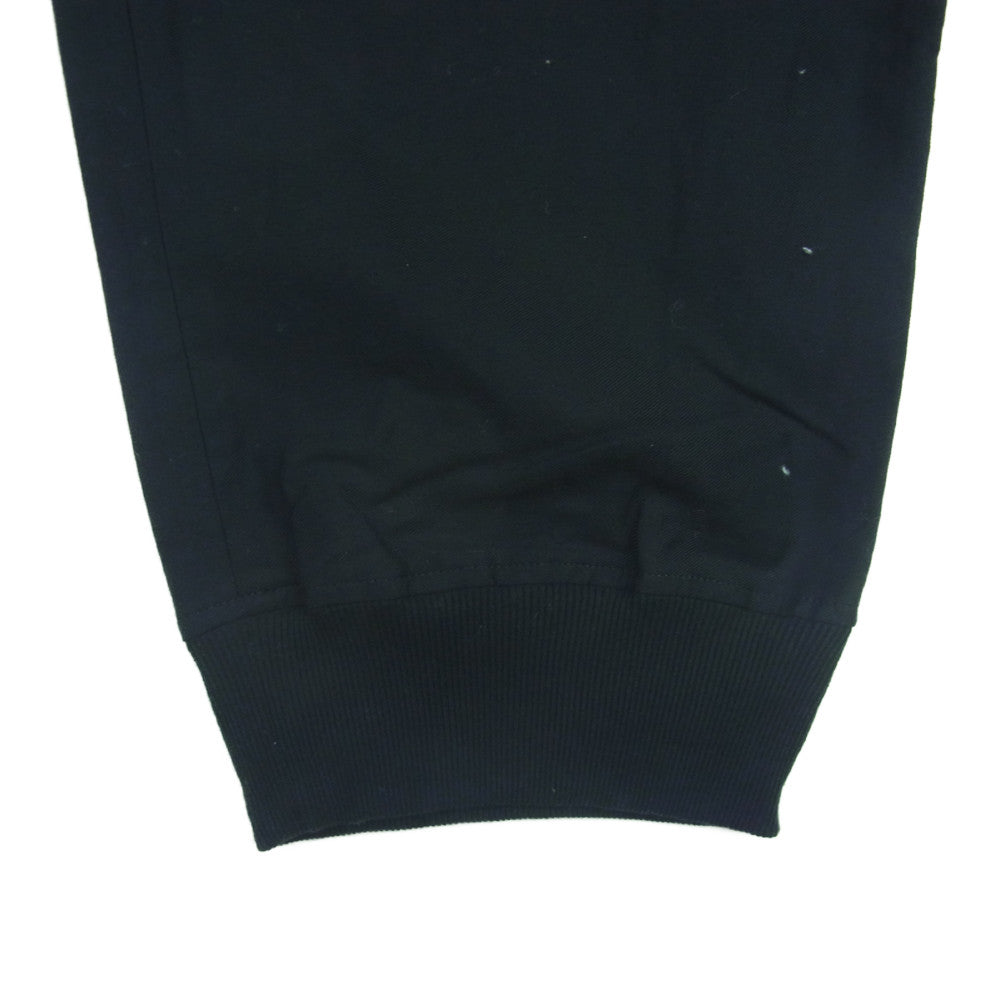 Yohji Yamamoto POUR HOMME ヨウジヤマモトプールオム 21SS HD-P05-002 C/Twill Hem Rib Pants コットンツイル 裾リブ タック パンツ ブラック系 3【中古】