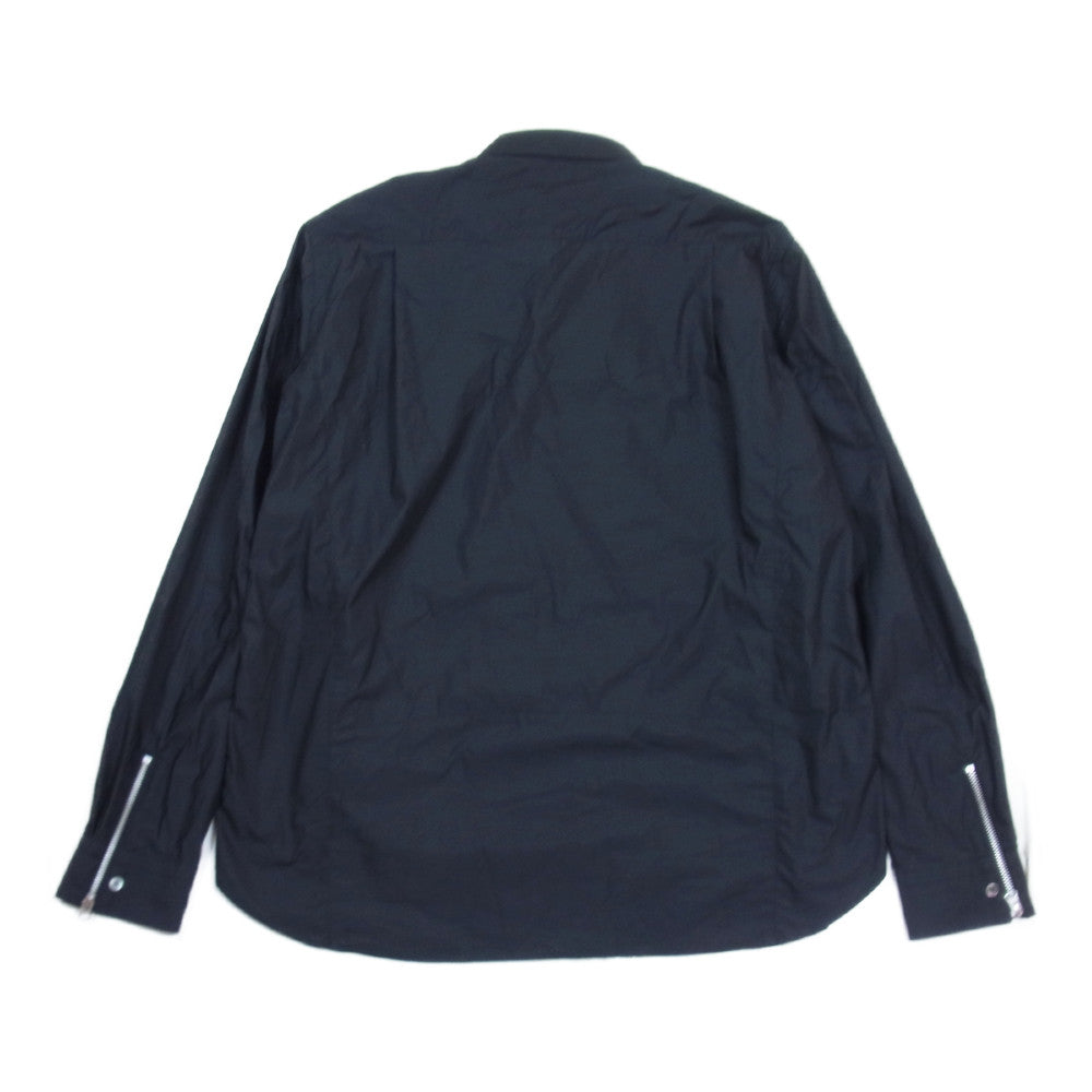 Sacai サカイ 22SS 22-02724M Cotton Weather Shirt コットン ウェザー シャツ ブラック系 4【美品】【中古】