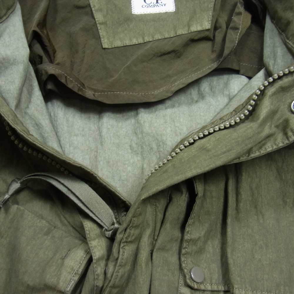 C.P.Company シーピーカンパニー 22SS 12CMOW210A 50 Fili Gum Utility Jacket ゴーグルレンズディテール ガーメントダイ ユーティリティ ジャケット カーキ系 56【美品】【中古】