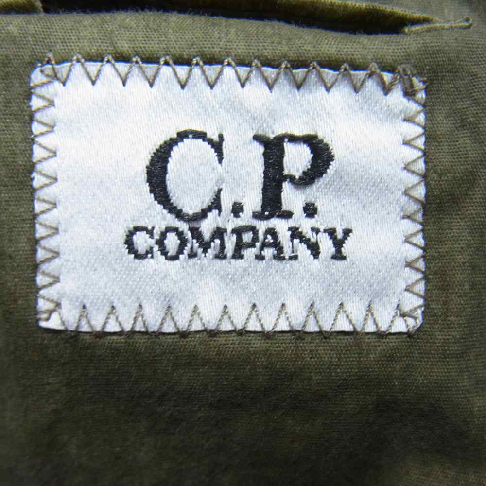 C.P.Company シーピーカンパニー 22SS 12CMOW210A 50 Fili Gum Utility Jacket ゴーグルレンズディテール ガーメントダイ ユーティリティ ジャケット カーキ系 56【美品】【中古】