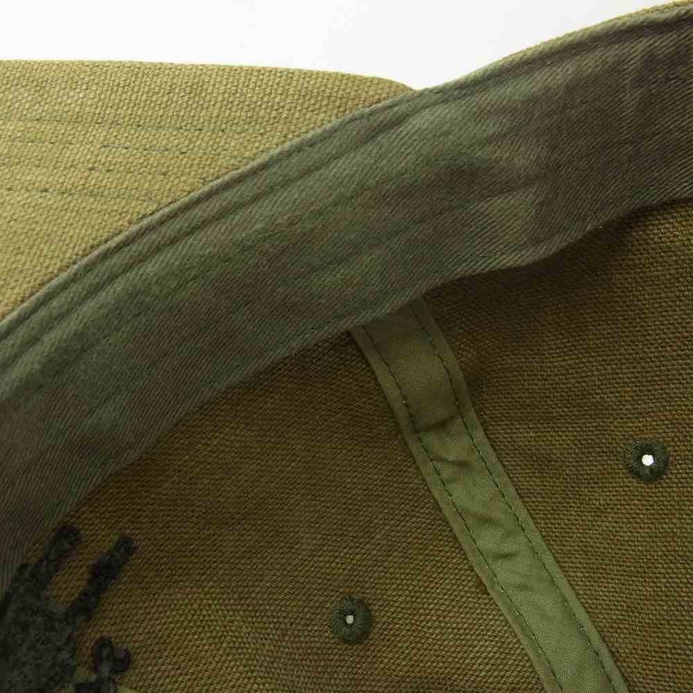 WTAPS ダブルタップス 202HCDT-HT05 T-6 / CAP / COTTON / OXFORD 6パネル コットン ロゴ キャップ カーキ系【中古】