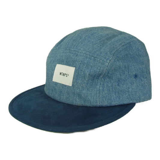 WTAPS ダブルタップス 202HCDT-HT04 T-5 / CAP / COTTON. DENIM 5パネル スエード デニム キャップ インディゴブルー系【中古】