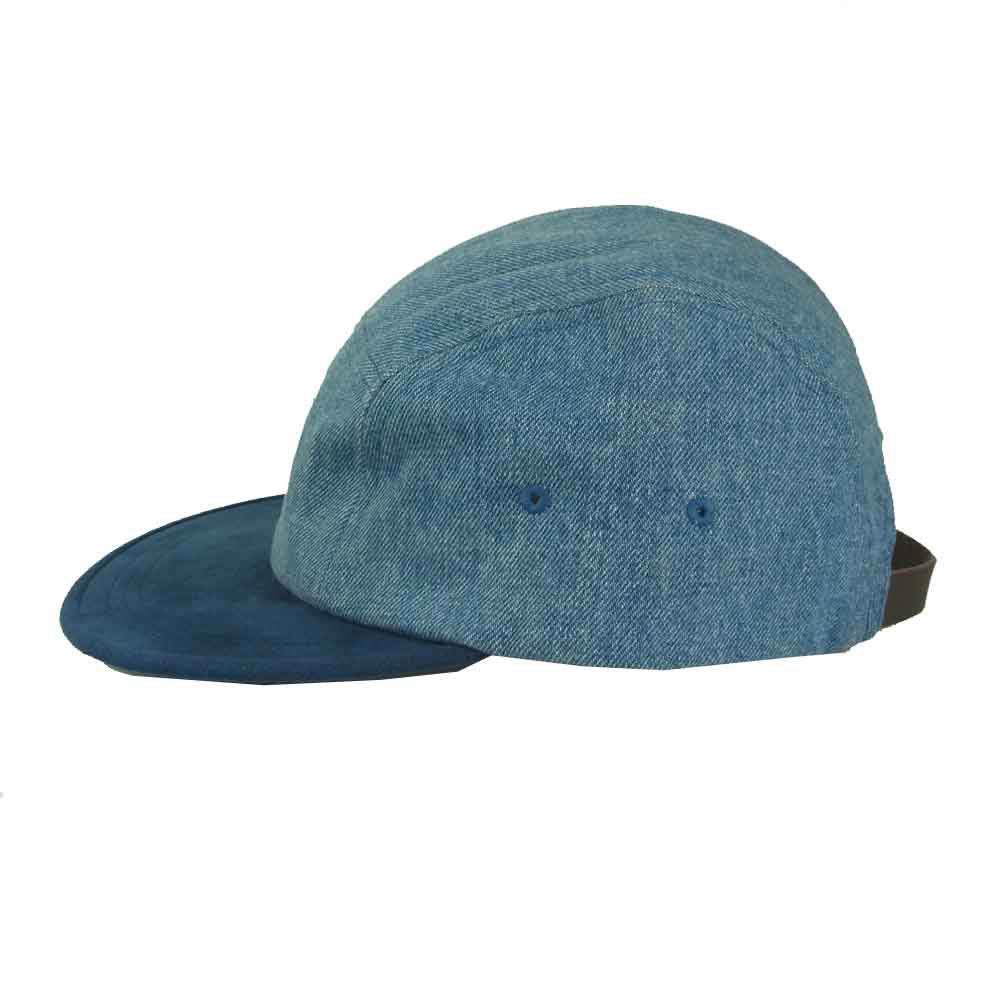 WTAPS ダブルタップス 202HCDT-HT04 T-5 / CAP / COTTON. DENIM 5パネル スエード デニム キャップ インディゴブルー系【中古】