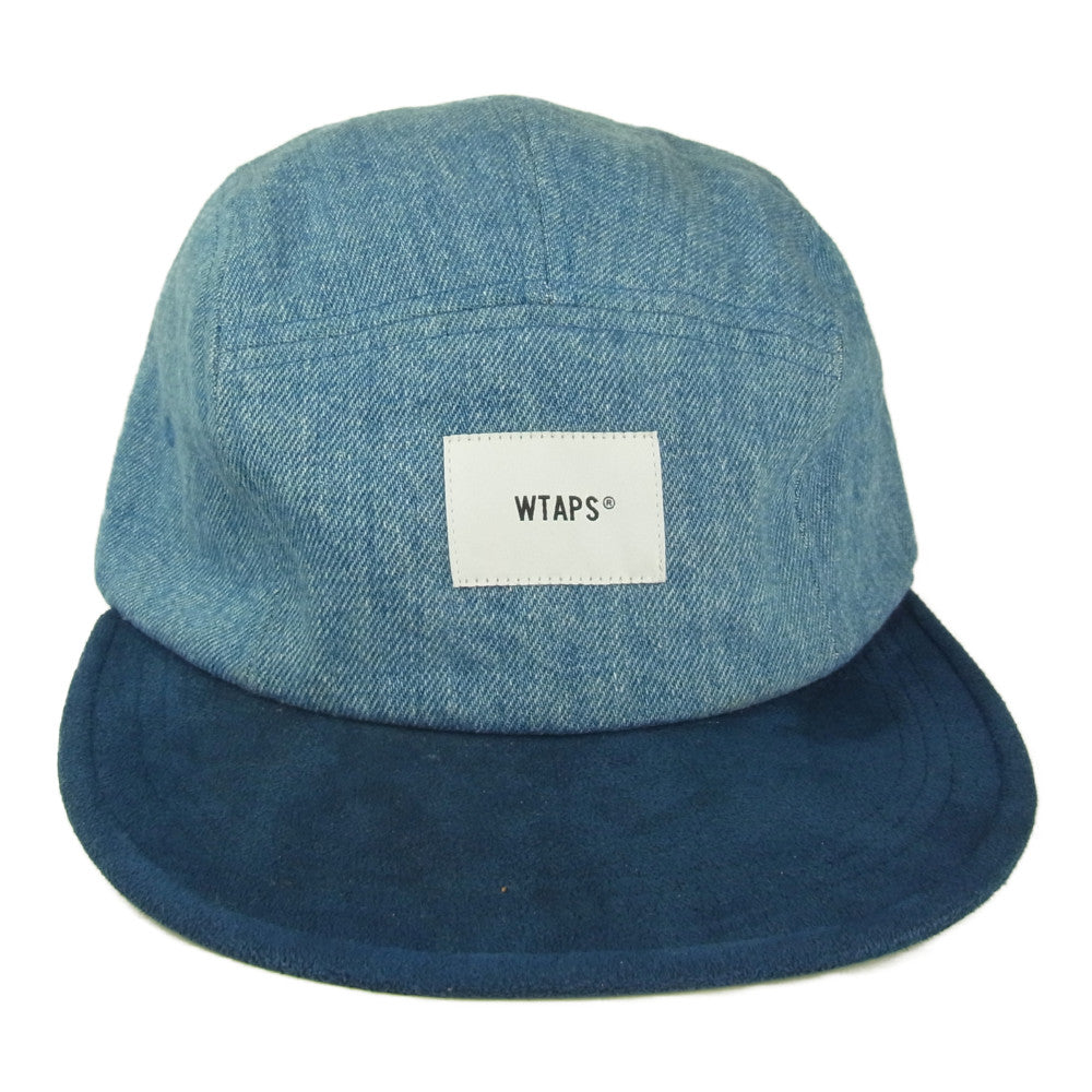 WTAPS ダブルタップス 202HCDT-HT04 T-5 / CAP / COTTON. DENIM 5パネル スエード デニム キャップ インディゴブルー系【中古】