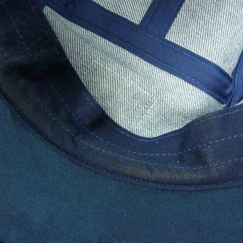 WTAPS ダブルタップス 202HCDT-HT04 T-5 / CAP / COTTON. DENIM 5パネル スエード デニム キャップ インディゴブルー系【中古】