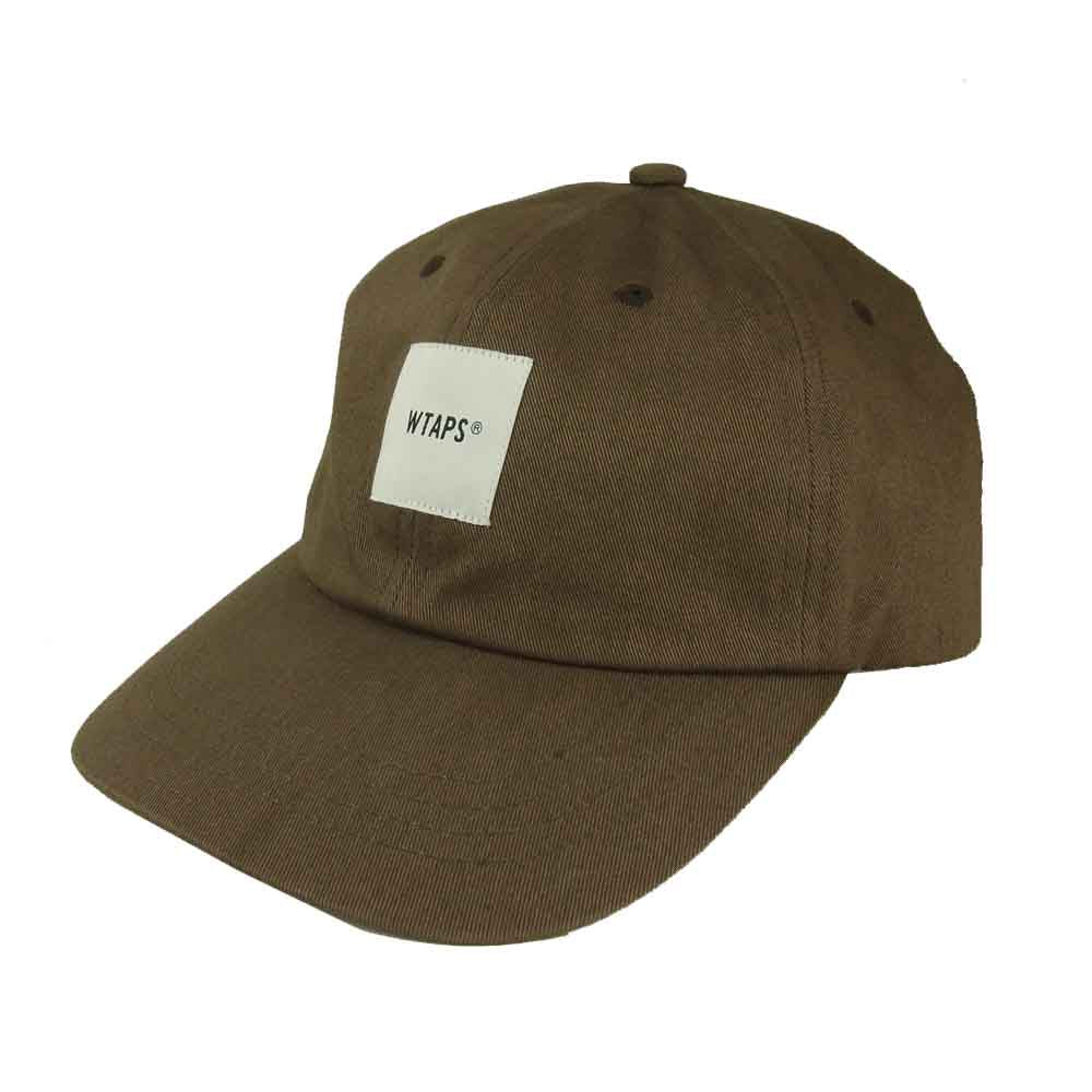 WTAPS ダブルタップス 211HCDT-HT07 T-6L 02 / CAP / COTTON. TWILL 6パネル コットン ロゴ キャップ ブラウン系【中古】