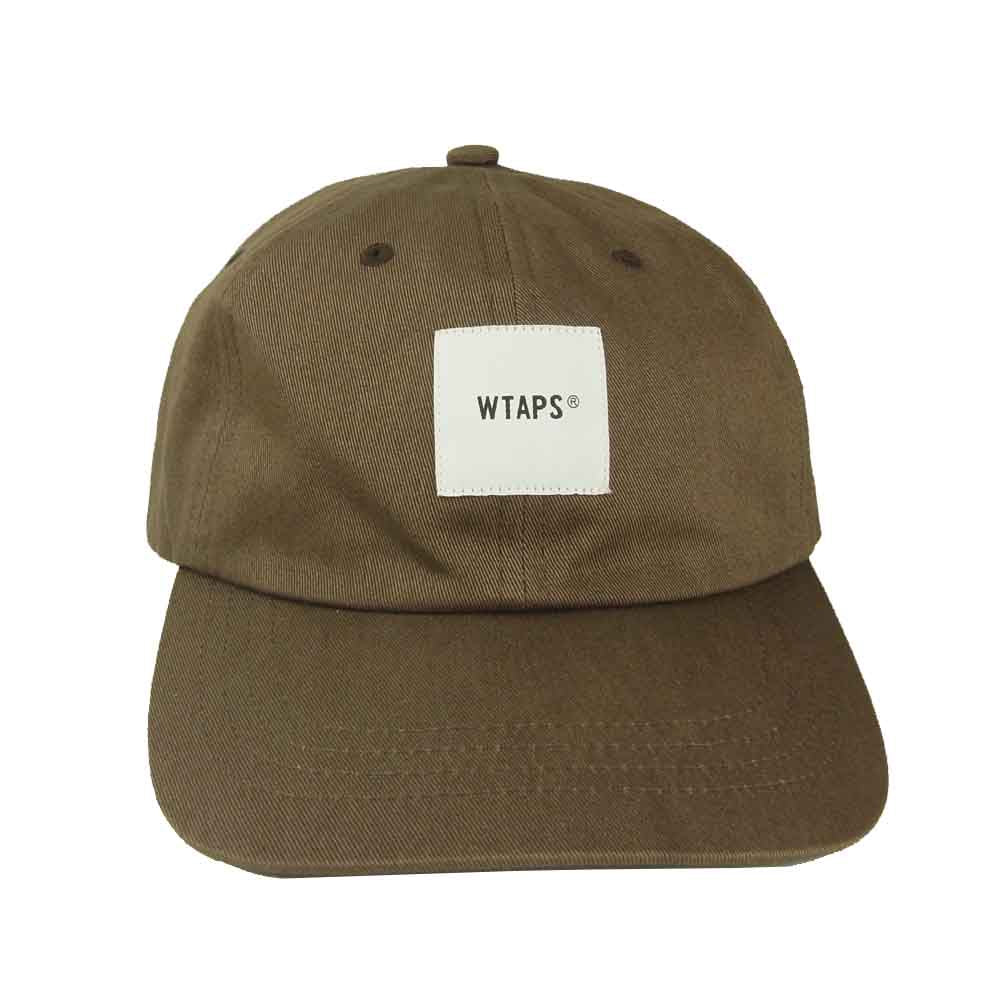 WTAPS ダブルタップス 211HCDT-HT07 T-6L 02 / CAP / COTTON. TWILL 6パネル コットン ロゴ キャップ ブラウン系【中古】