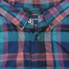 DESCENDANT ディセンダント 211BRDS-SHM09 HYANNIS B.D SS SHIRT ハイアニス ボタンダウン 半袖 チェック シャツ ブルー系 3【中古】