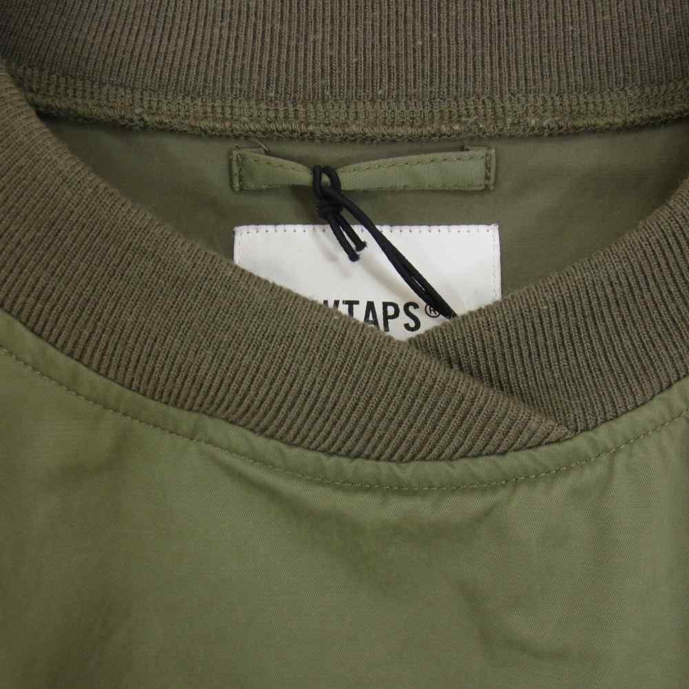 WTAPS ダブルタップス 20AW 202BRDT-JKM08 WTP NYLON COTTON RATINE SMOCK JACKET ナイロン コットン ラチネ プルオーバー ジャケット カーキ系 03【中古】