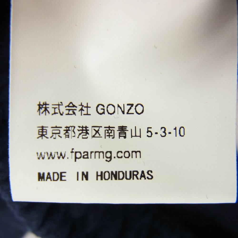 フォーティーパーセントアゲインストライツ ロゴ プリント スウェット パンツ ネイビー系 XL【中古】