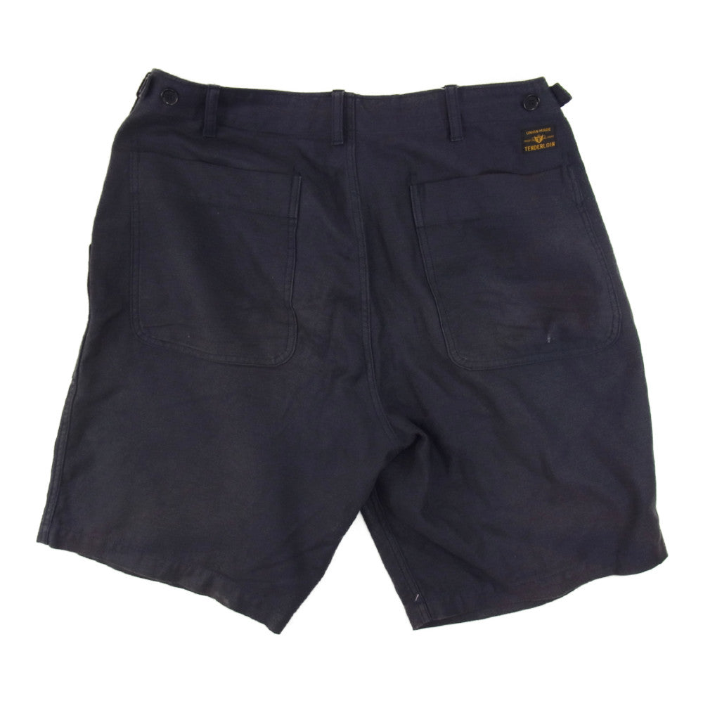 TENDERLOIN テンダーロイン T-ARMY SHORTS ベイカー ショーツ ミリタリー パンツ ネイビー系 L【中古】